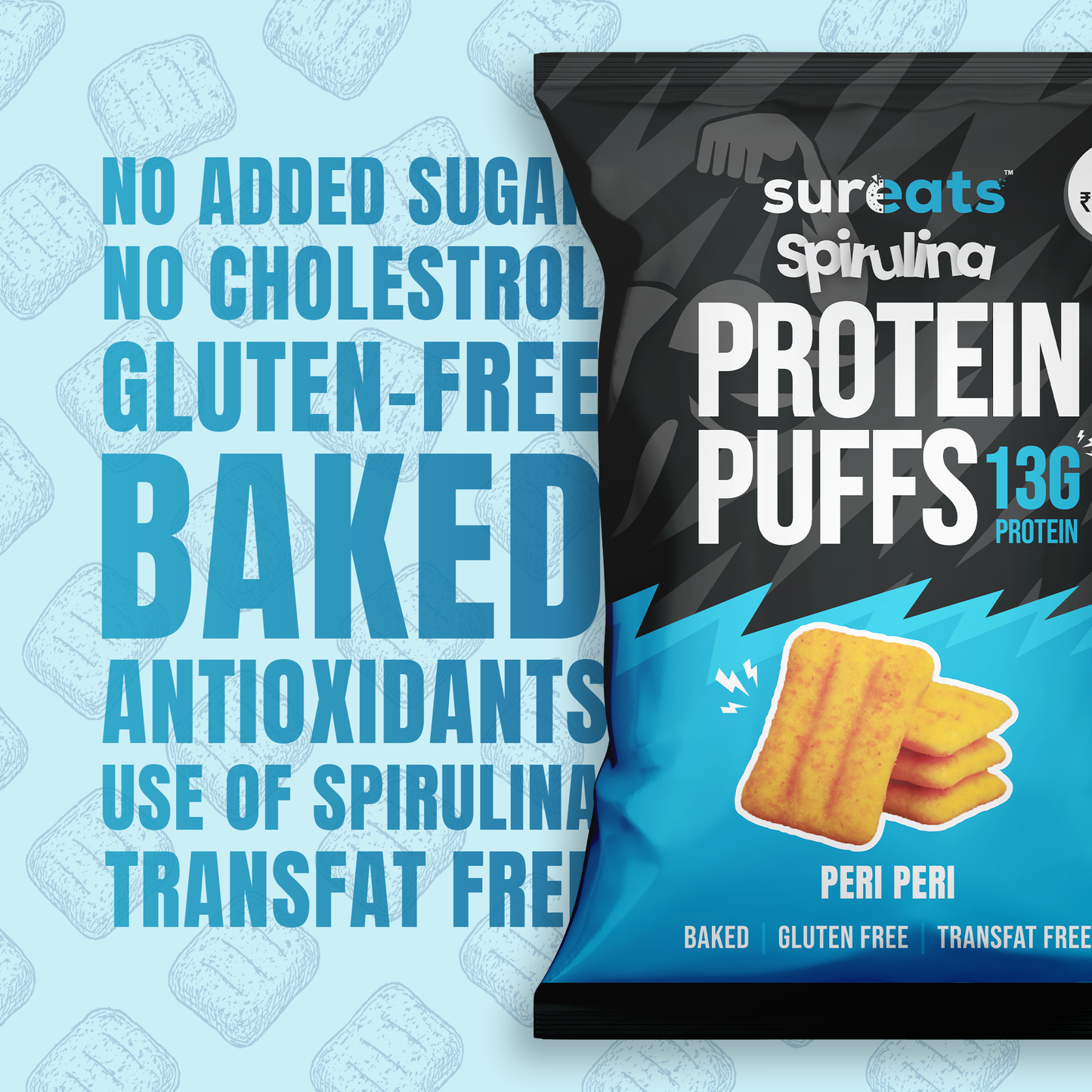 Mixed Pack of 6 | 2 x Peri Peri, 2 x Cream and Onion, 2 x Tangy Tomato