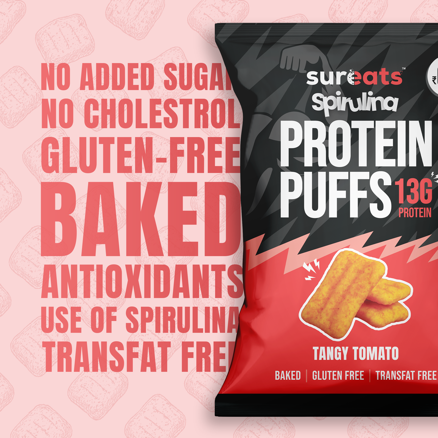 Mixed Pack of 6 | 2 x Peri Peri, 2 x Cream and Onion, 2 x Tangy Tomato